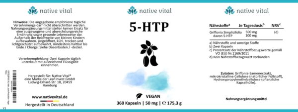 VORTEILSPACK XXL: 5-HTP - 360 Kapseln – Bild 5