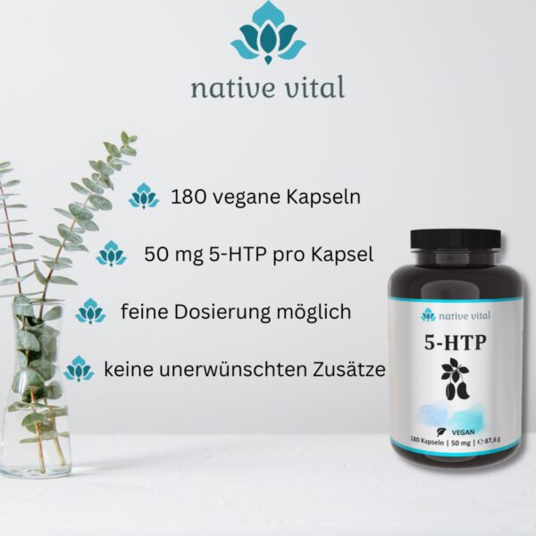 5-HTP - 180 Kapseln – Bild 2