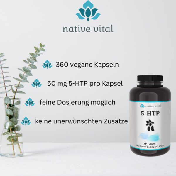 VORTEILSPACK XXL: 5-HTP - 360 Kapseln – Bild 2