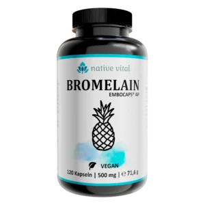 Eine Produktabbildung der Bromelain Dose