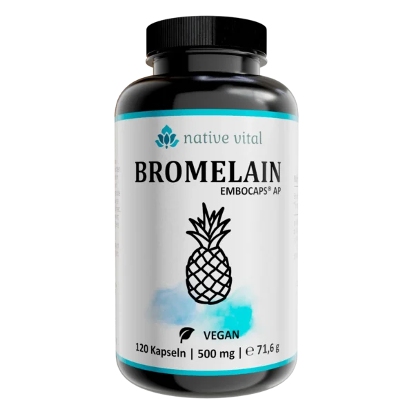 Eine Produktabbildung der Bromelain Dose