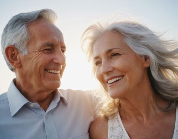 old couple happy